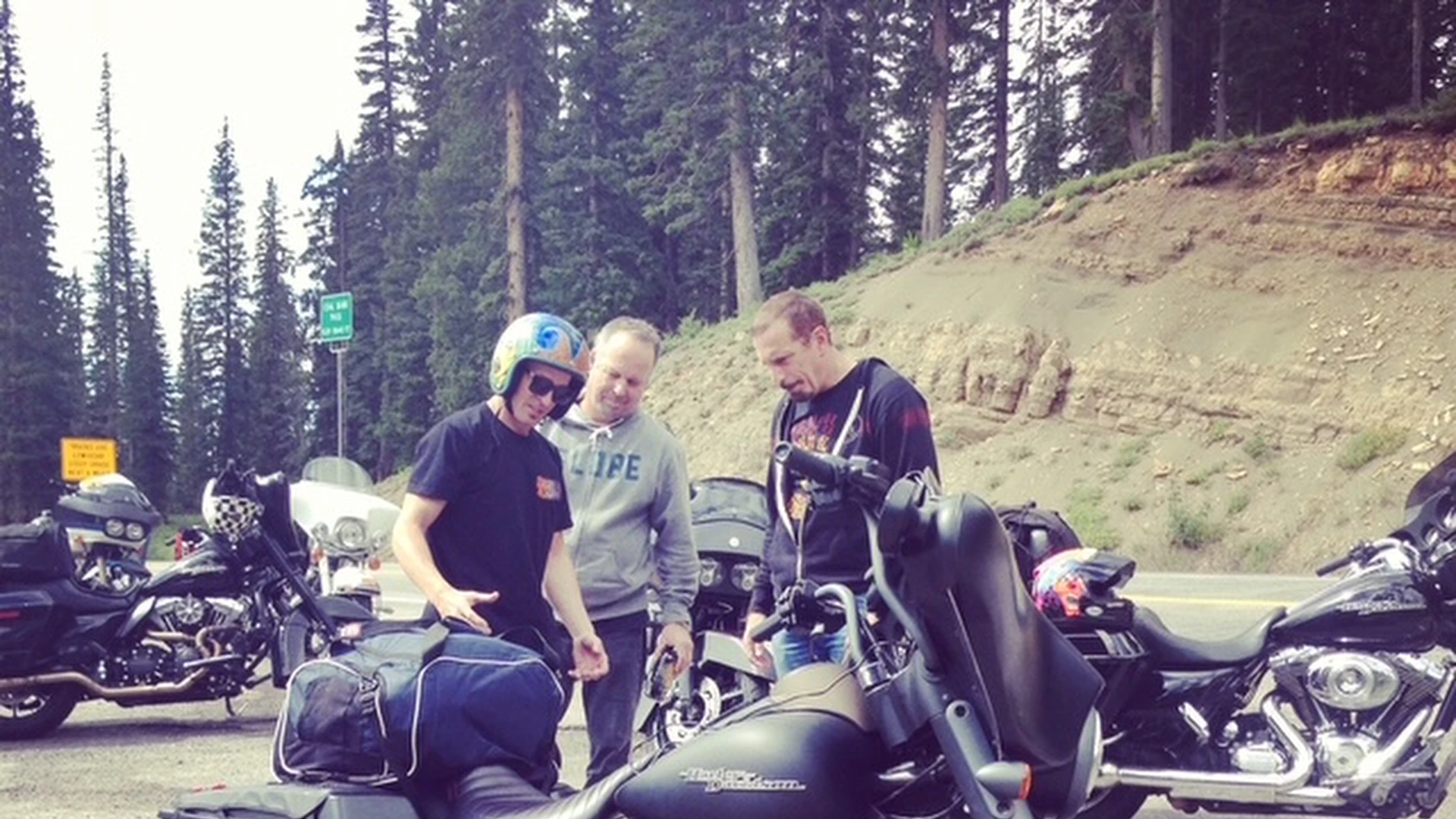 Riders on the road